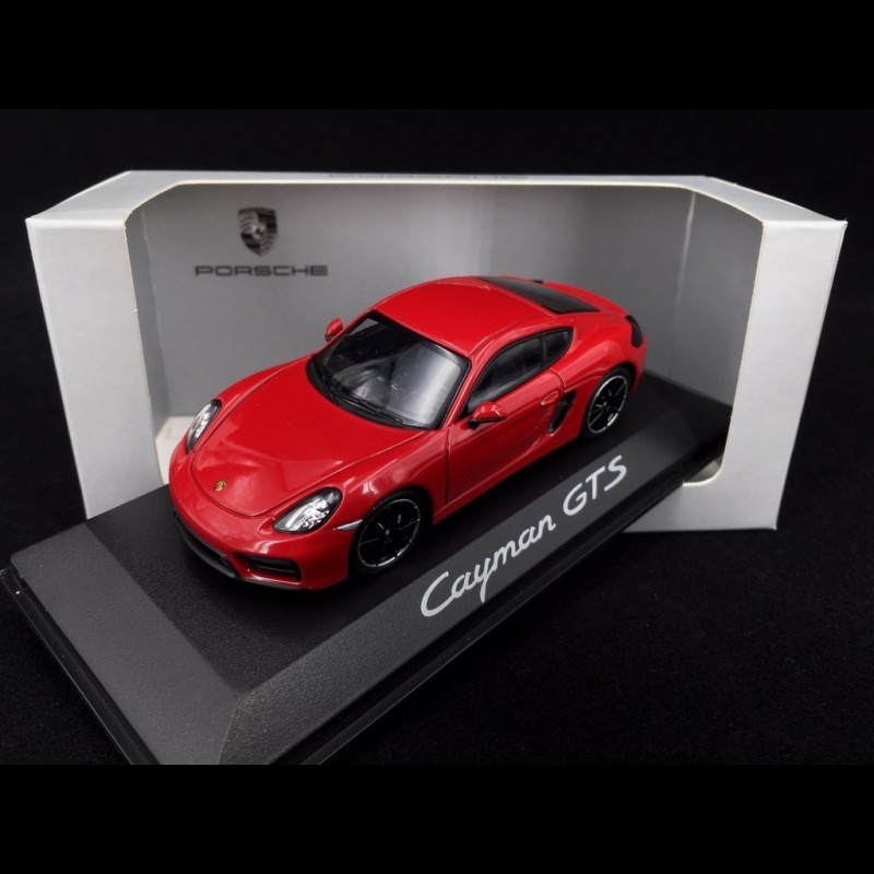 ミニチャンプス ポルシェ 981 ケイマン GTS 1/43 ミニカー レッド