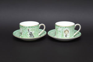 ウェッジウッド ミレニアム（2000年） カップ＆ソーサー（ペア）を