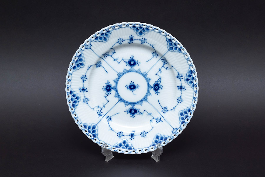 ブルーフルーテッド フルレース コーヒーポット|ロイヤル ロイヤル