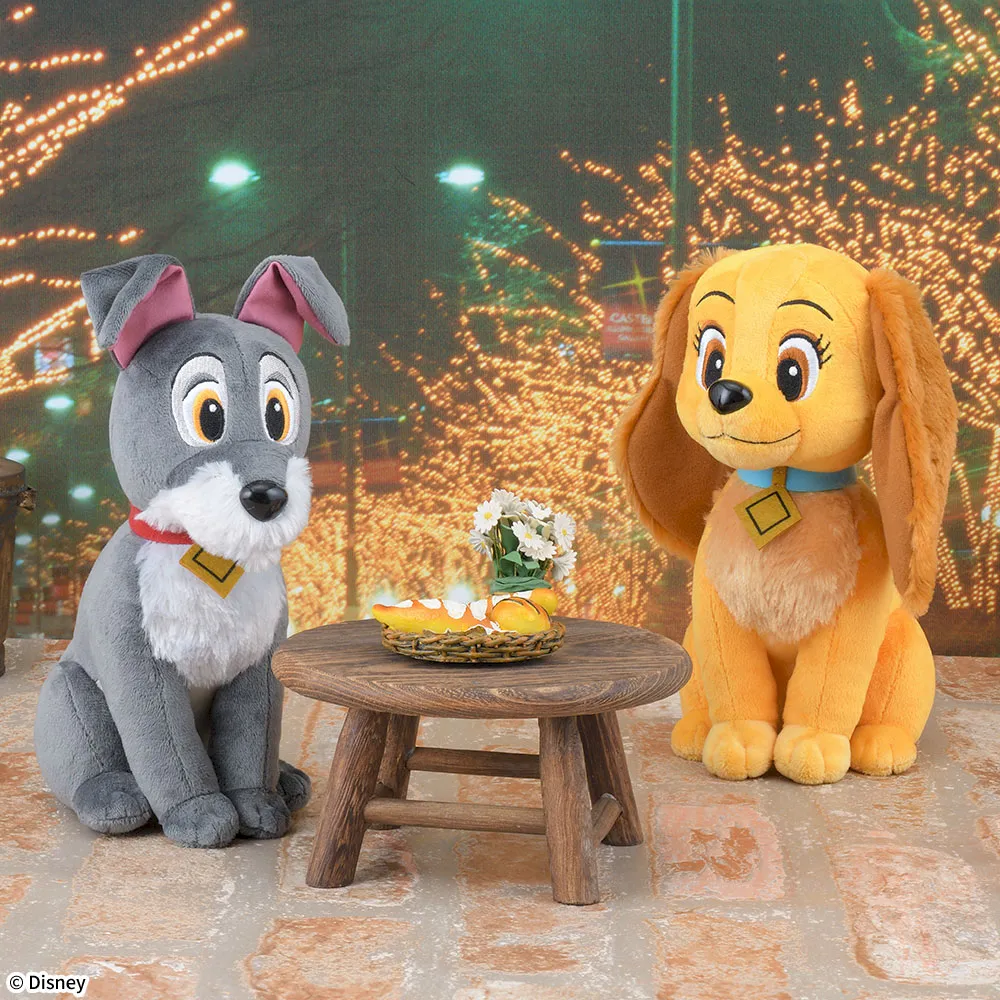 わんわん物語ヴィンテージぬいぐるみレディ&トランプ