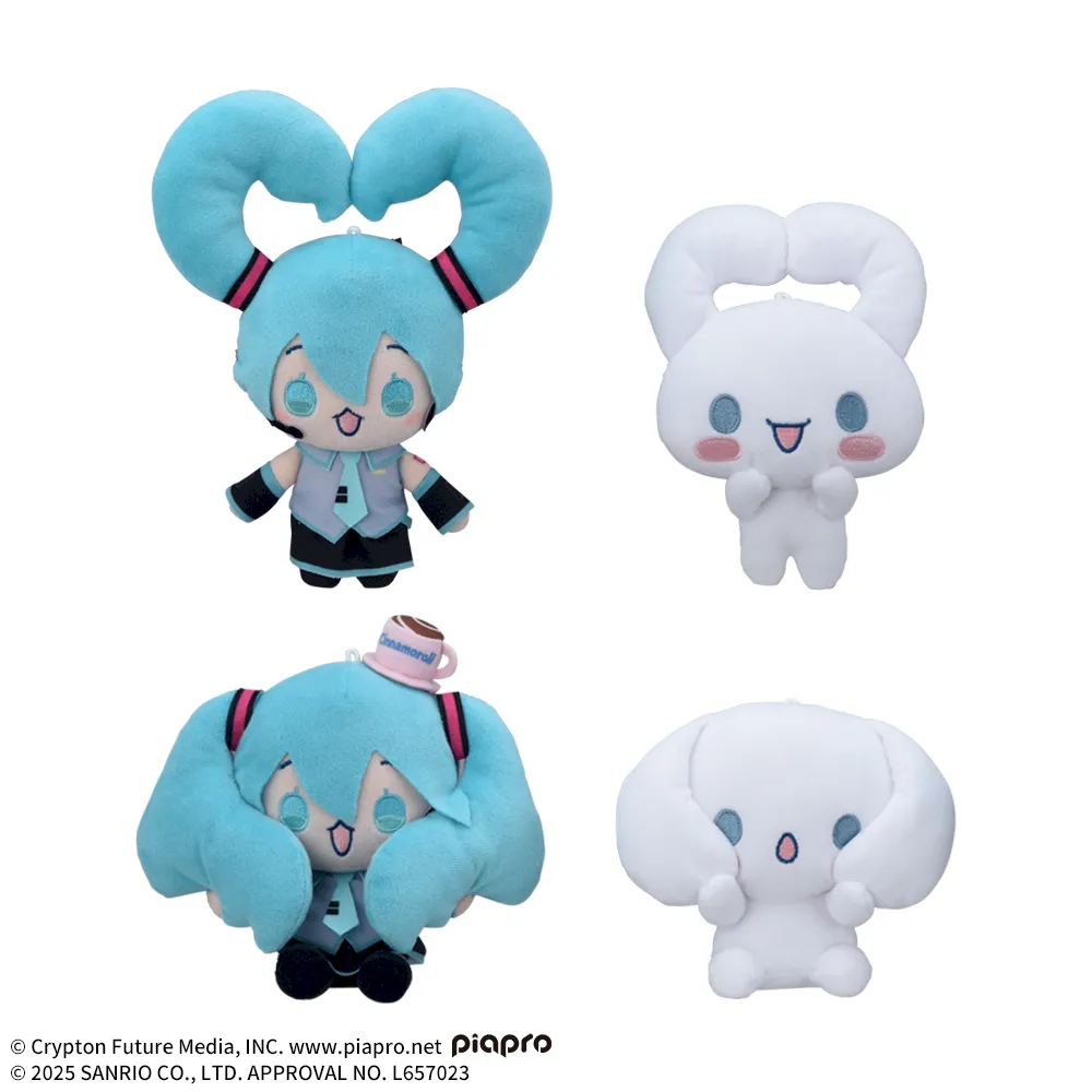 初音ミク×シナモロール ミニぬいぐるみ Vol.6｜プライズ・くじ・グッズ