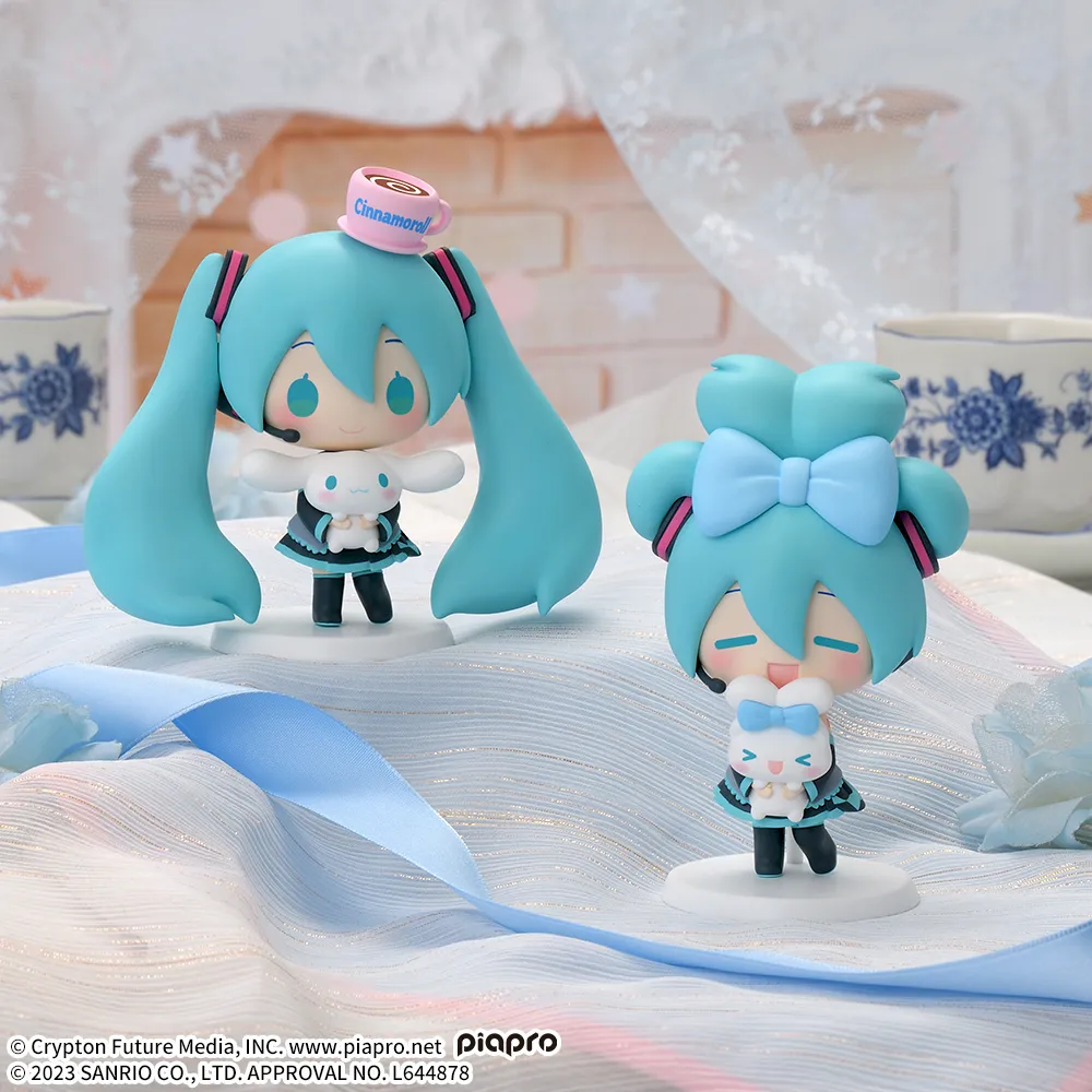 初音ミク シナモンロールコラボ フィギュア 4体セット 初音ミク」と