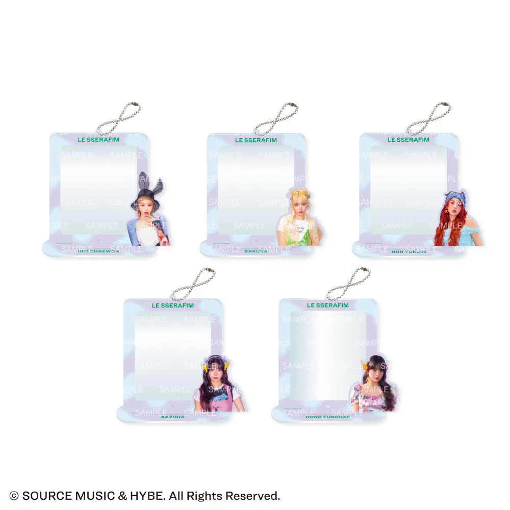 LE SSERAFIM 'CRAZY' プラチナムザッカスタンド付 プリクラケース