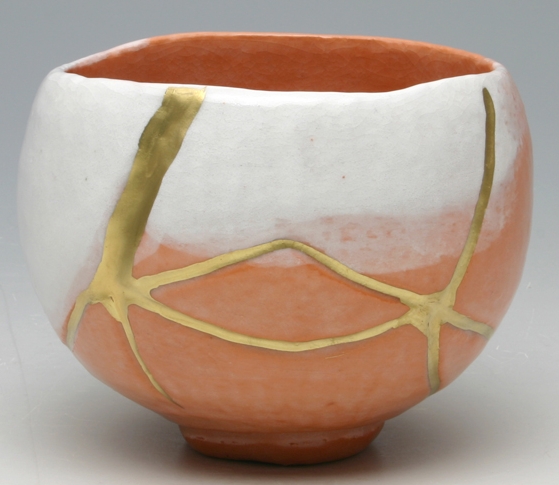 茶道具筒茶盌光悦写雪片(せっぺん)佐々木昭楽作栞共箱N4TK1