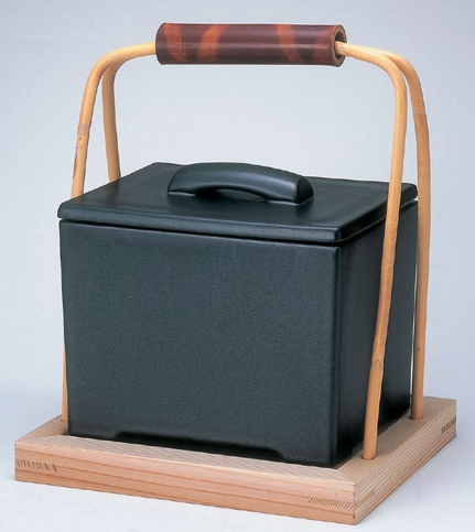 通販販売【茶道具】 火消壺 四方 利休好写 *茶道道具