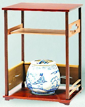 通販販売【茶道具】 行雲棚 *鵬雲斎好写* 裏千家*[tan10080]茶道道具棚