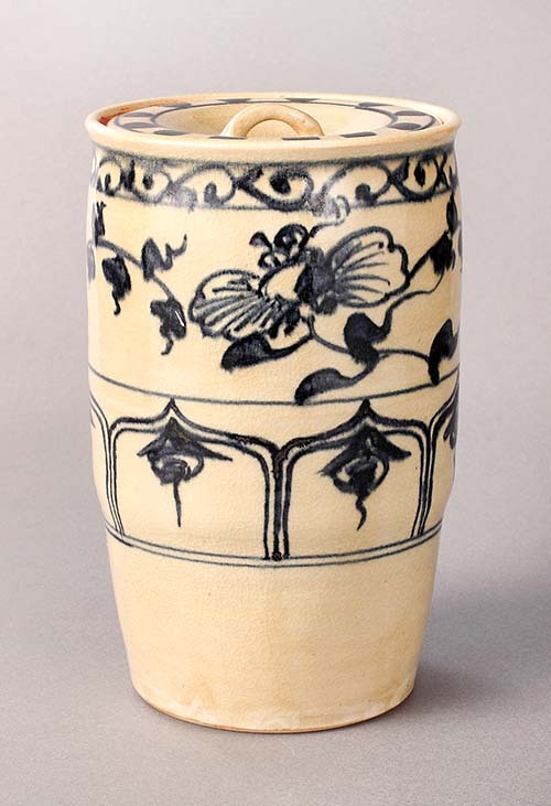 現品限り【茶道具】 安南写 細水指 *清和窯* *中置*