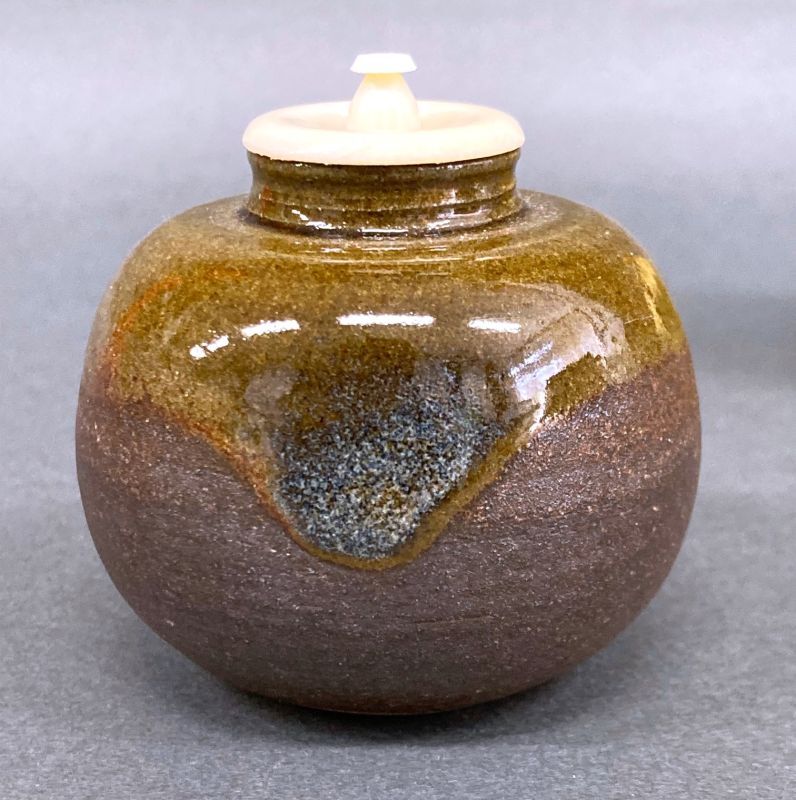 茶道具】 大名物 唐物「利休物相茄子」写 茶入 笹田有祥 *名物茶入*大