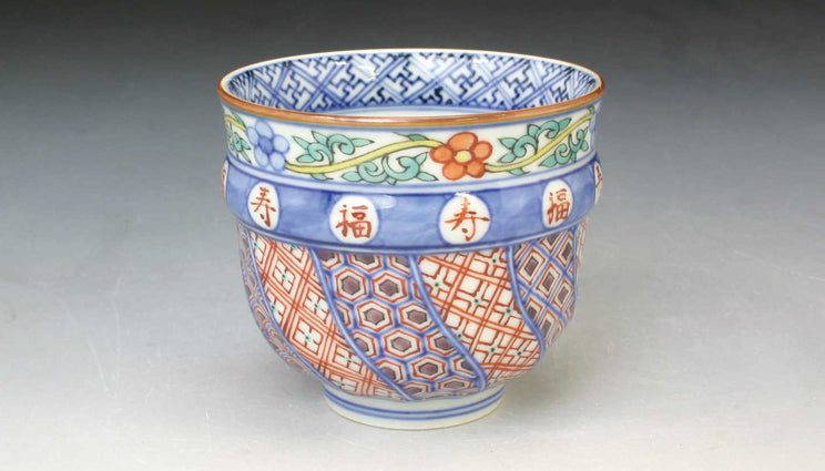 M-1300 古清水色絵向付 江戸初期 M-1300 古清水色絵向付