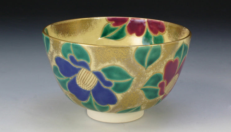 鳳山 造 京焼 仁清写 十二ケ月季節茶碗 9点まとめて 抹茶碗 鳳山 造 京