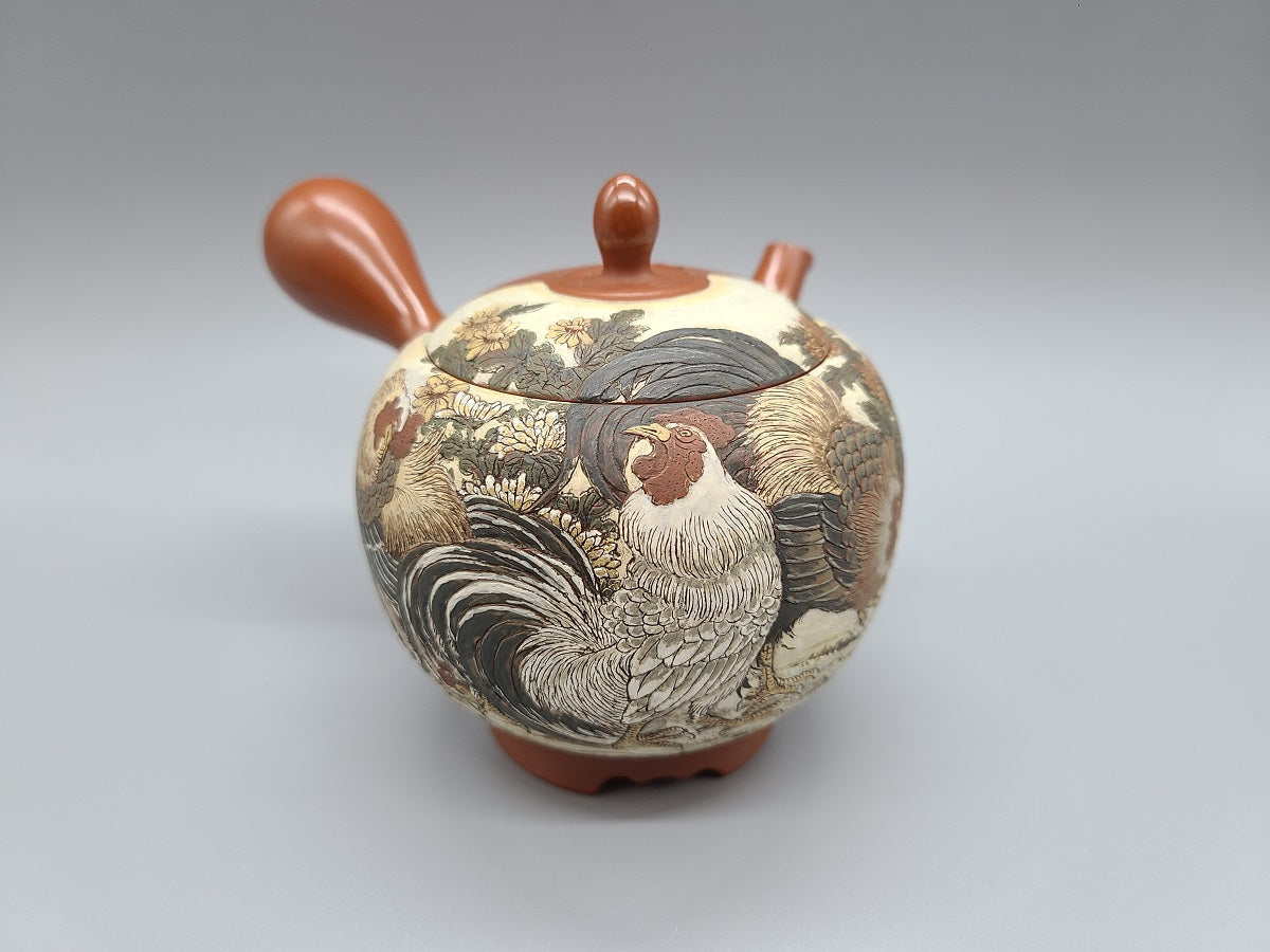 名工 吉川雪堂・常滑焼・レア希少品・花瓶 名工 吉川雪堂・常滑焼