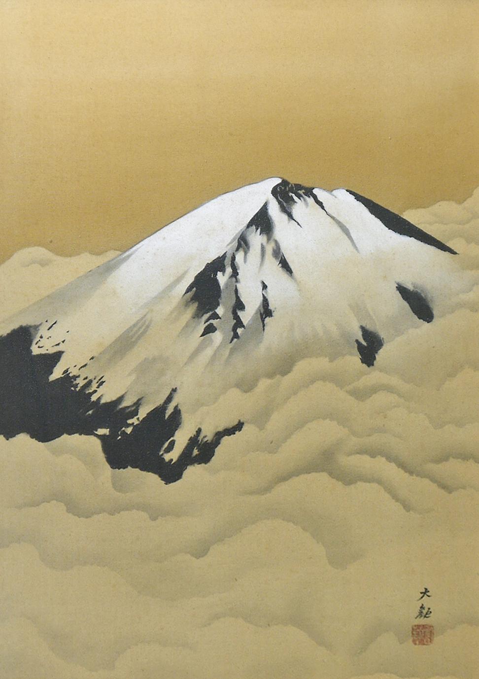 或る日の太平洋 | M0053 横山大観「或る日の太平洋」紙本