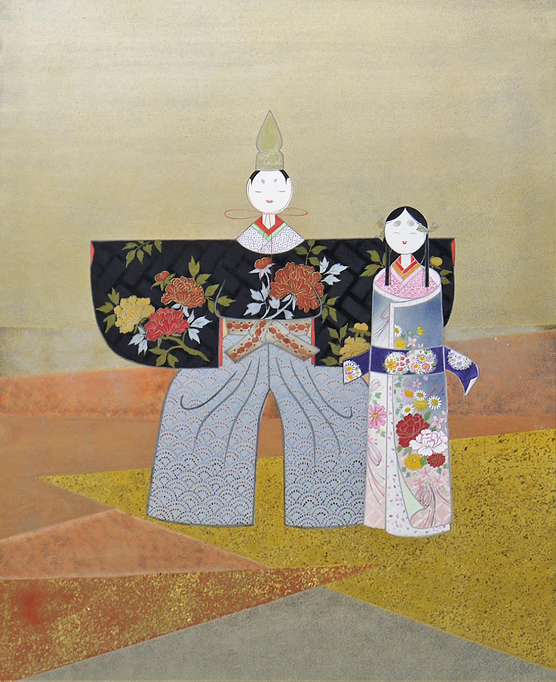 日本画10号変 「おひな様」 | ｜正光画廊