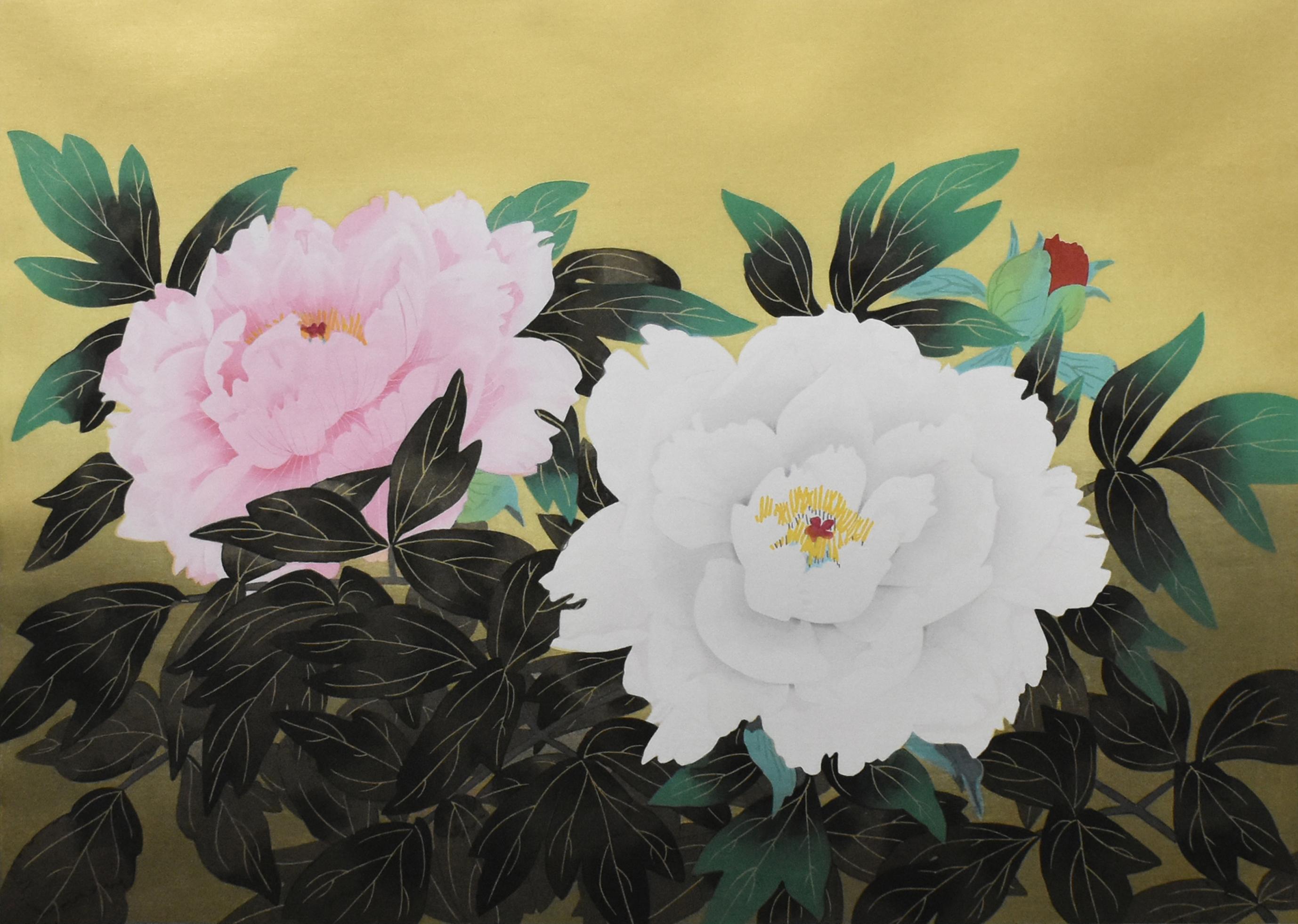 日本画 上賀茂の櫻 日本画 上賀茂の櫻