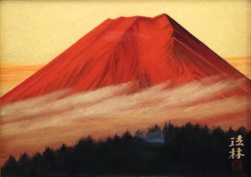 限定品 ヒマラヤの月 福王寺法林 コレクション 日本画リトグラフ直筆