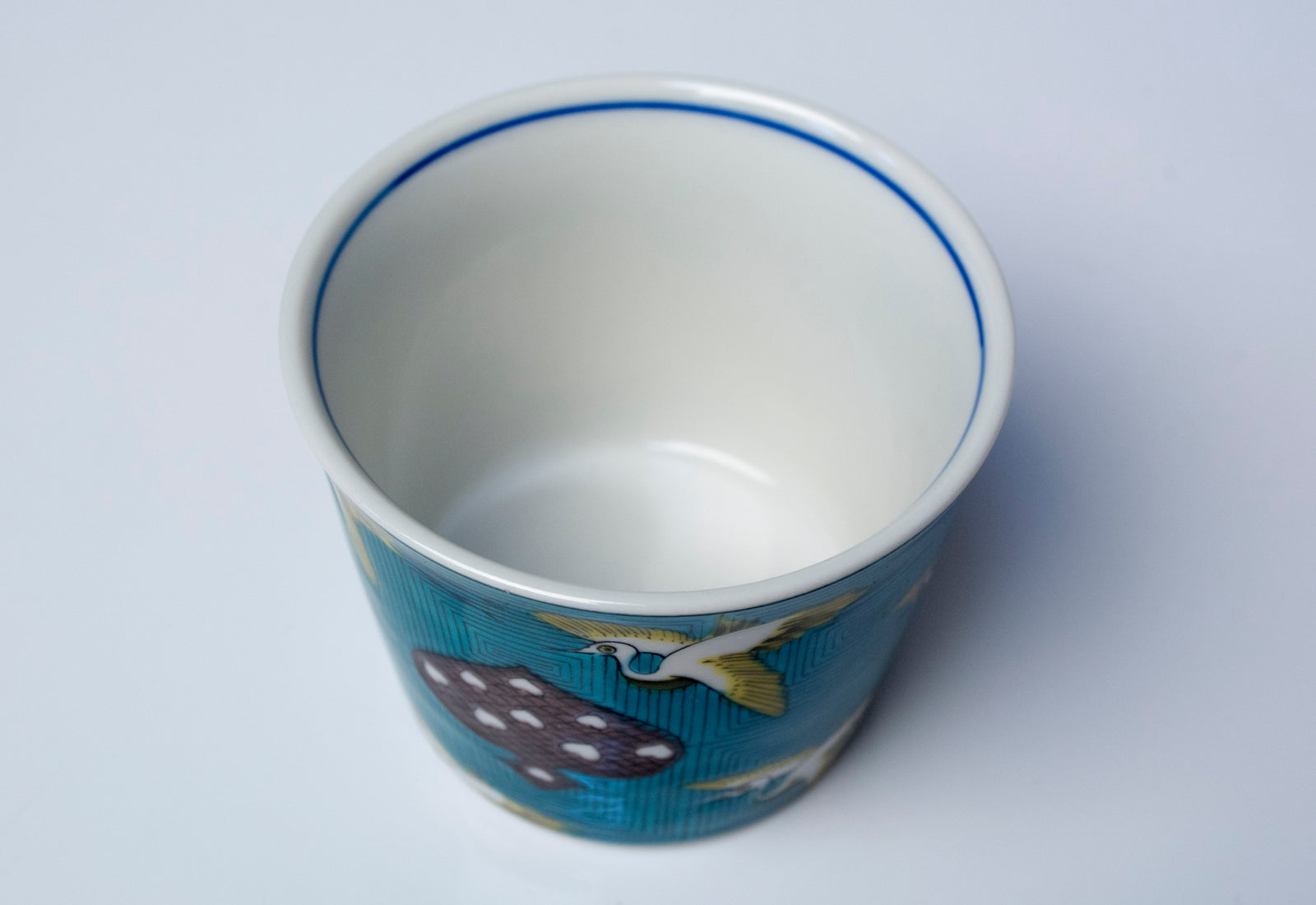 蔵にあった稀少な青手古九谷の水注 蔵にあった稀少な青手古九谷の水注