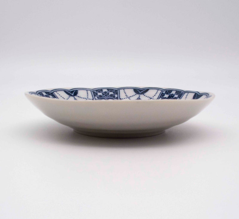 古九谷九谷焼 若杉窯李朝染付龍紋古染付アンティーク古九谷2客