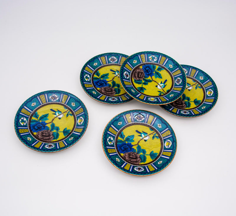 4.6号皿 吉田屋風間取牡丹に鳥 SK-424-P – SEIKOU ONLINE