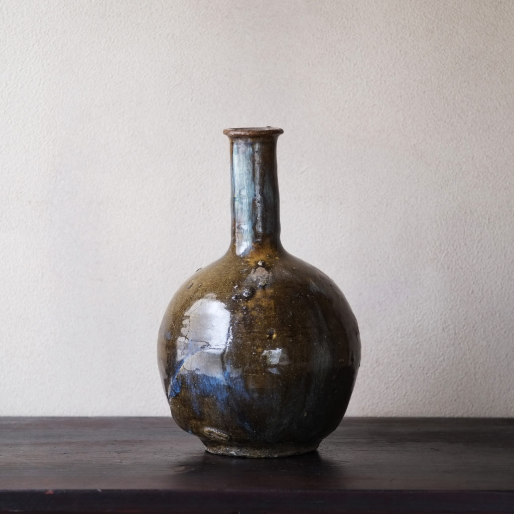 時代物 徳利 骨董品 徳利□いぬ井 己酉 梅亭手造？楽巣