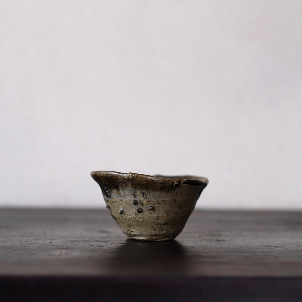 京唐津 ぐい呑み 盃 幕末〜明治 絵唐津 古美術 古道具 アンティーク 京