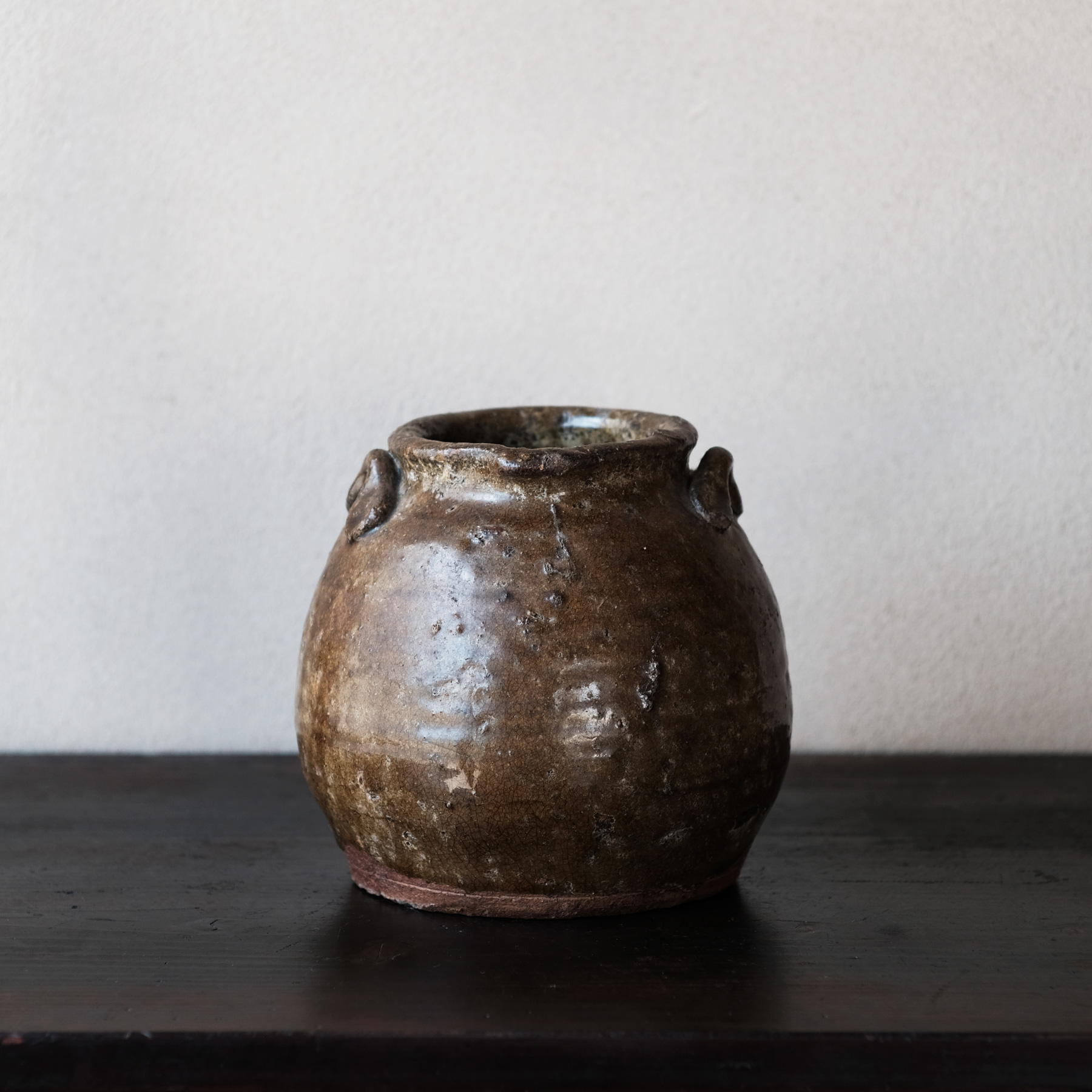 越前焼 片口花入 お歯黒壺 弌茎庵 是閑作 【公式通販】