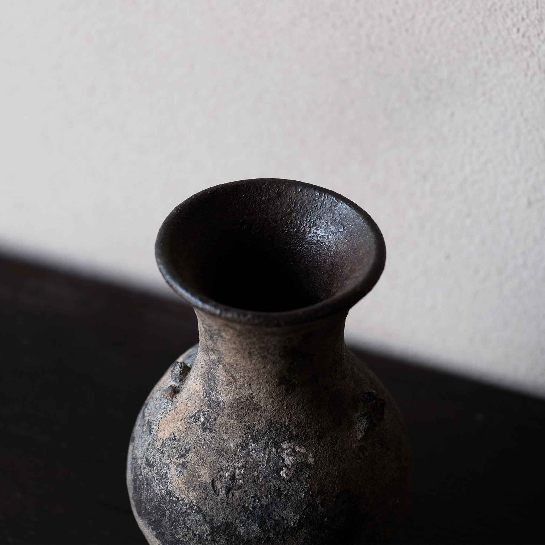 能野焼花器／薩摩・種子島・焼締・琉球