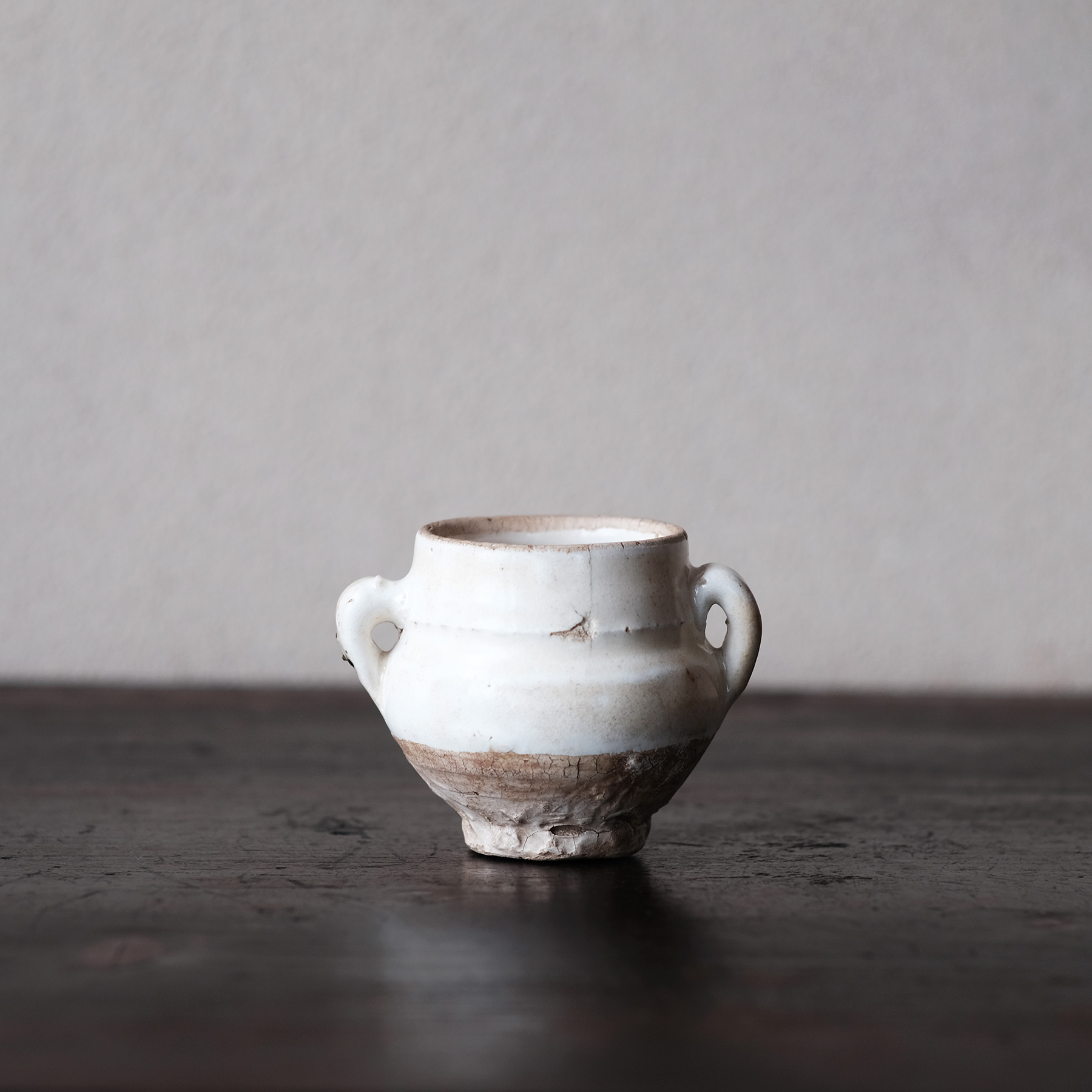 佳香】清水保孝 白釉汲出碗 五客 共箱 栞 本物保証 (師：