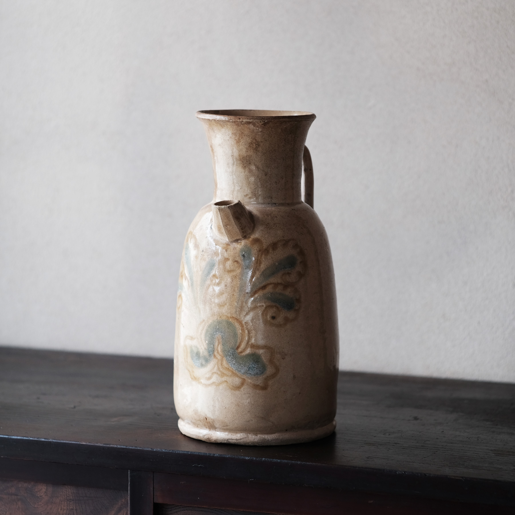 中国 古窯 哥窯水次 高さ13cm タカチ 東な7-0413① 中国 古窯 哥窯水次