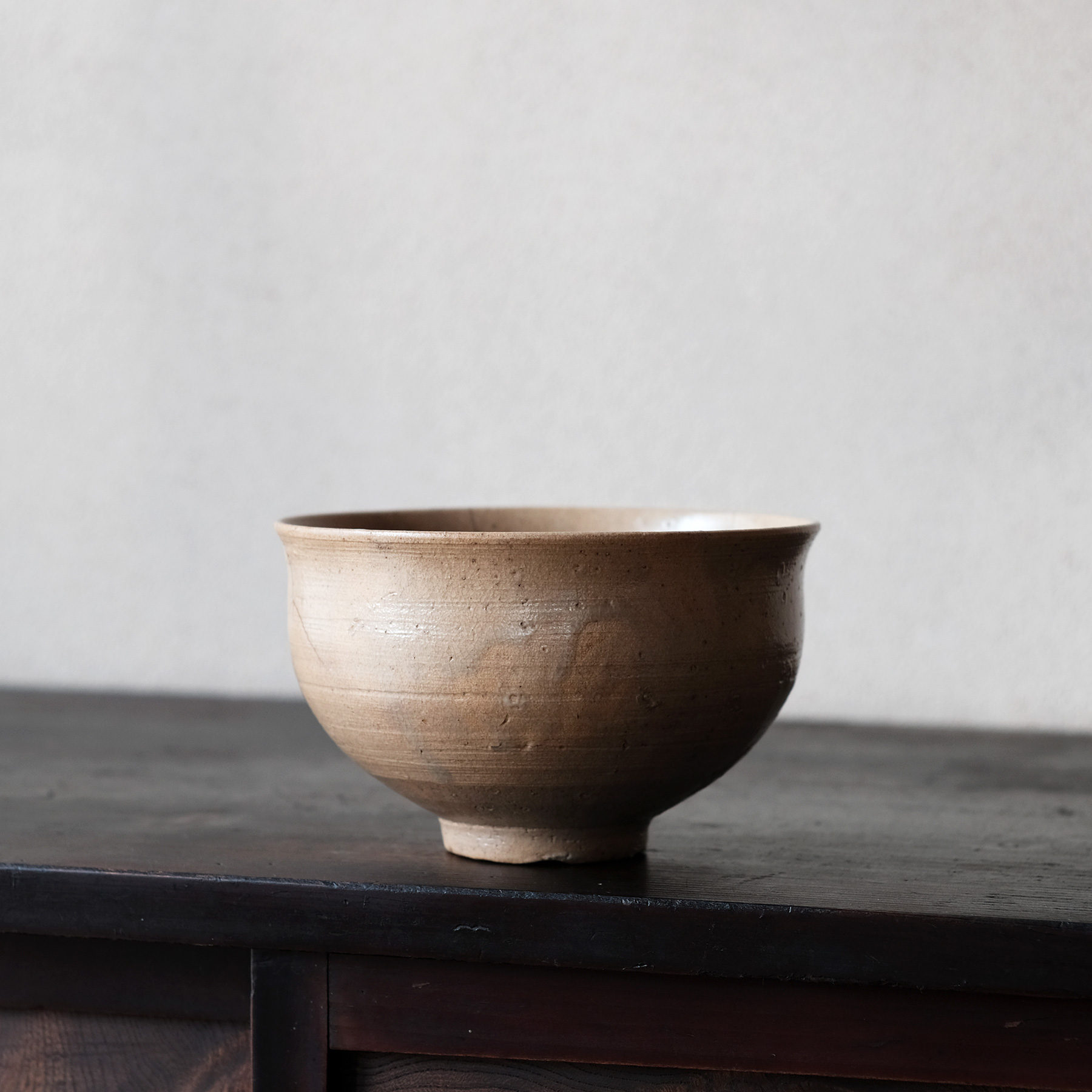 朝鮮美術李氏朝鮮後熊川茶碗VR7456