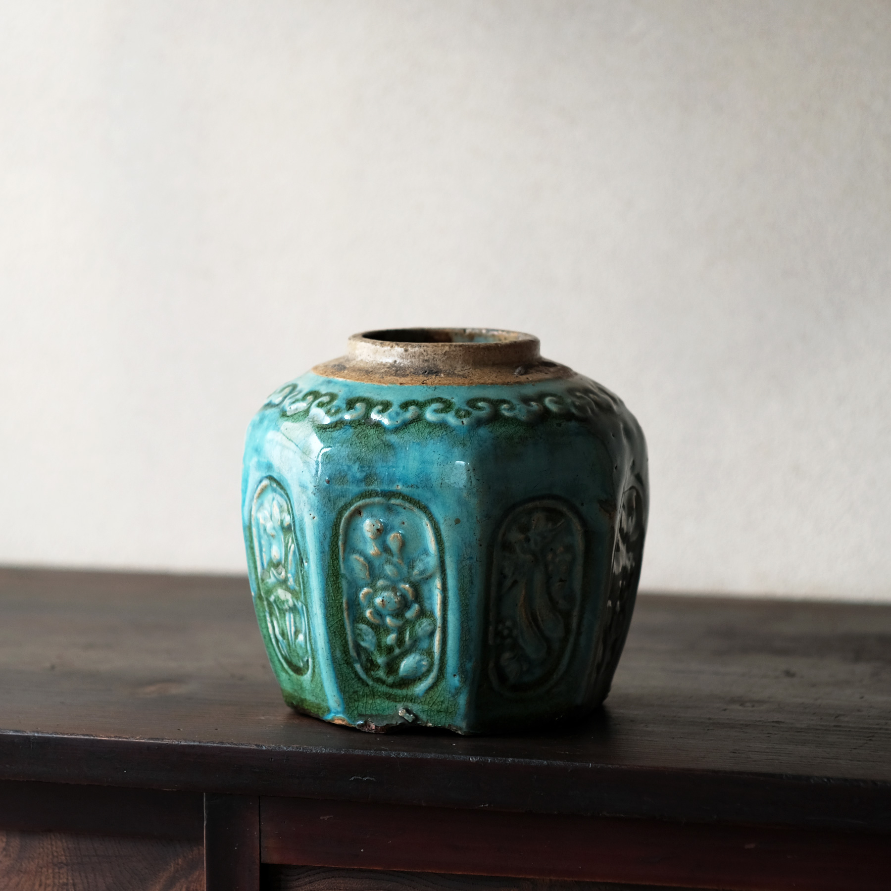 中国 遼時代 緑釉 執壷 水注 V R6218 中国 遼時代 緑釉