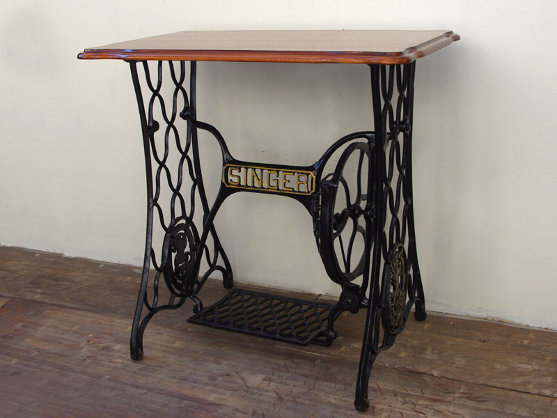 SINGERテーブル 足踏みミシンテーブル