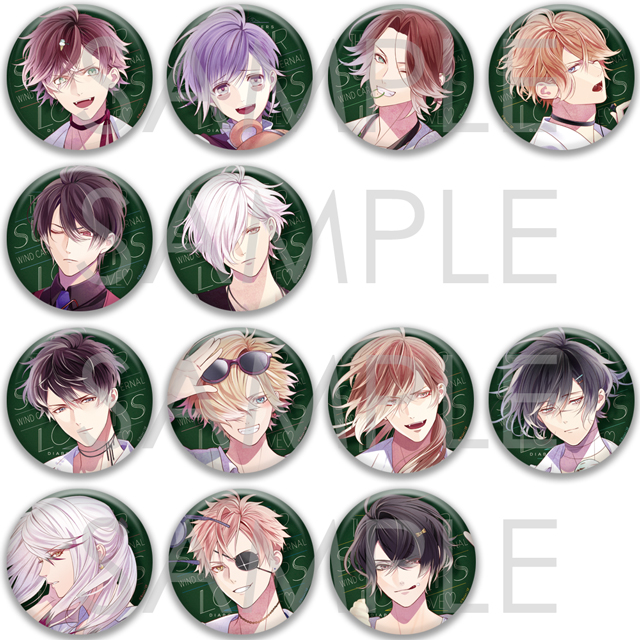 ▷▶︎▷DIABOLIK LOVERS ディアラバ キノ 5周年限定缶バッジ SKiT