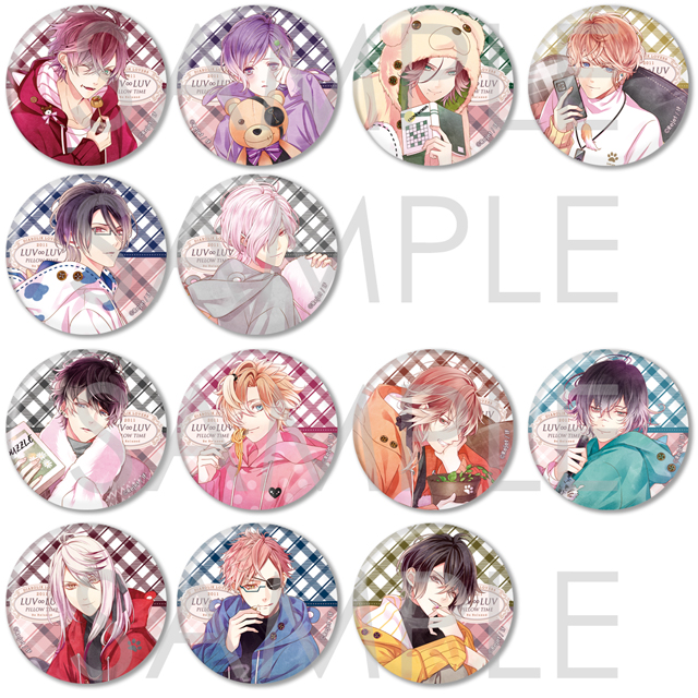 DIABOLIK LOVERS LUV∞LUV PILLOW TIME 缶バッジ | 乙女向け通販サイト