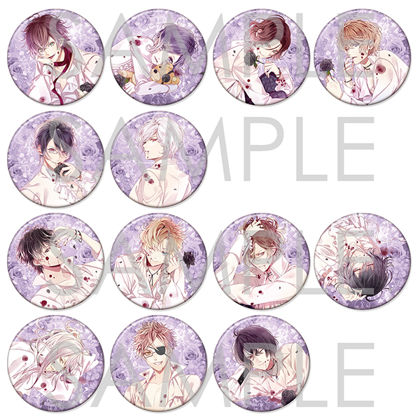 DIABOLIK LOVERS 無神アズサ 万魔殿 ホロ 缶バッチ