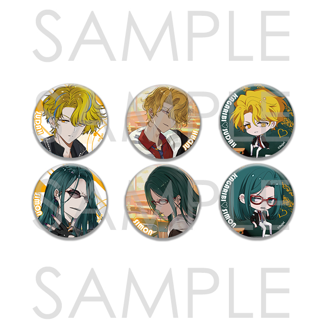 ▷▶︎▷ディアヴォーカリスト ヨシュア リジェフェス 缶バッジ