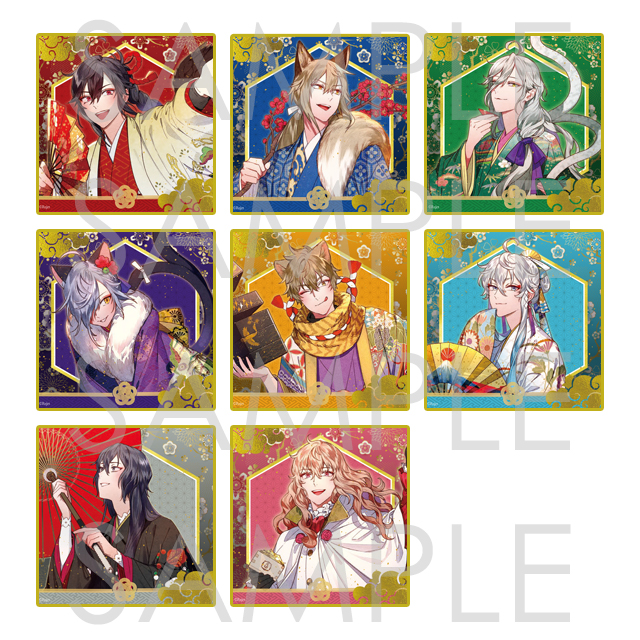 激レア】 ささやくように恋を唄う 竹嶋えく ミニ色紙 複製サイン入り