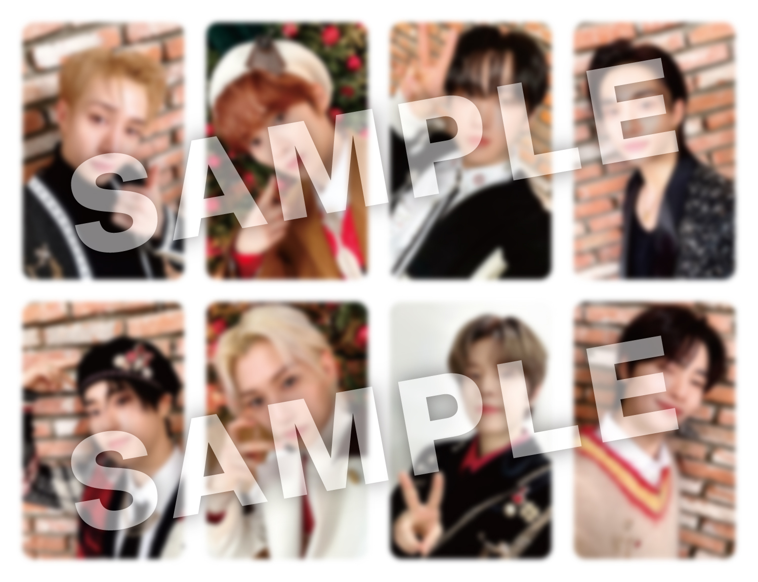 スキズ メンバー全員 サイン入り ポストカード social path トレカ