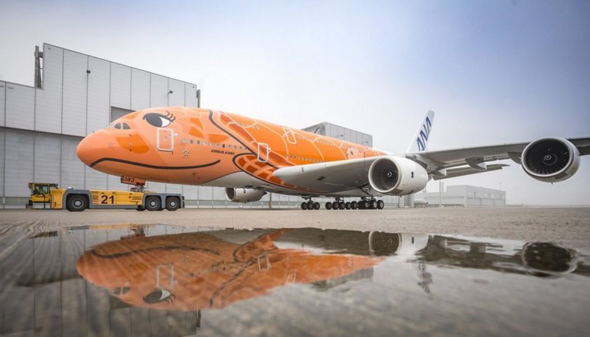 ANAのA380型機のフライングホヌ3号機が10月にデリバリーへ | sky