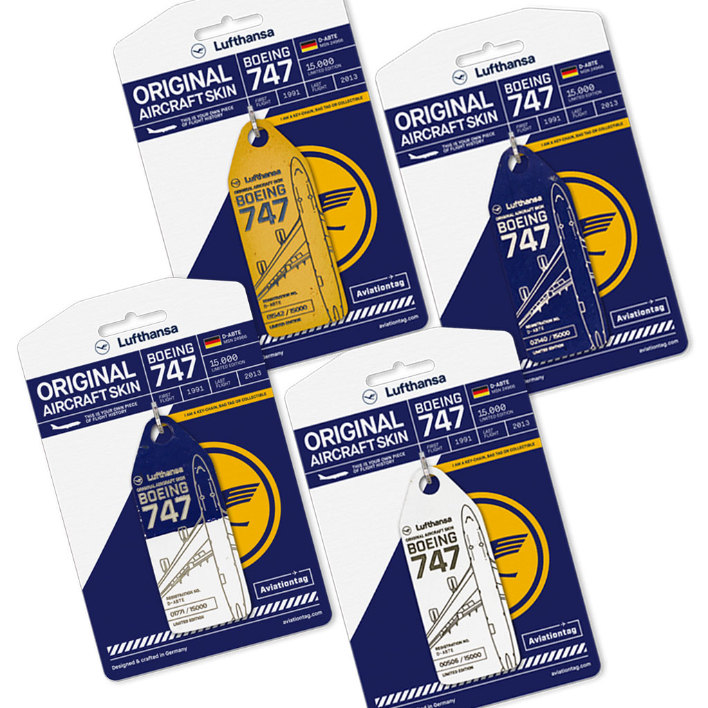ルフトハンザドイツ航空 Aviationtag イエロー ルフトハンザドイツ航空