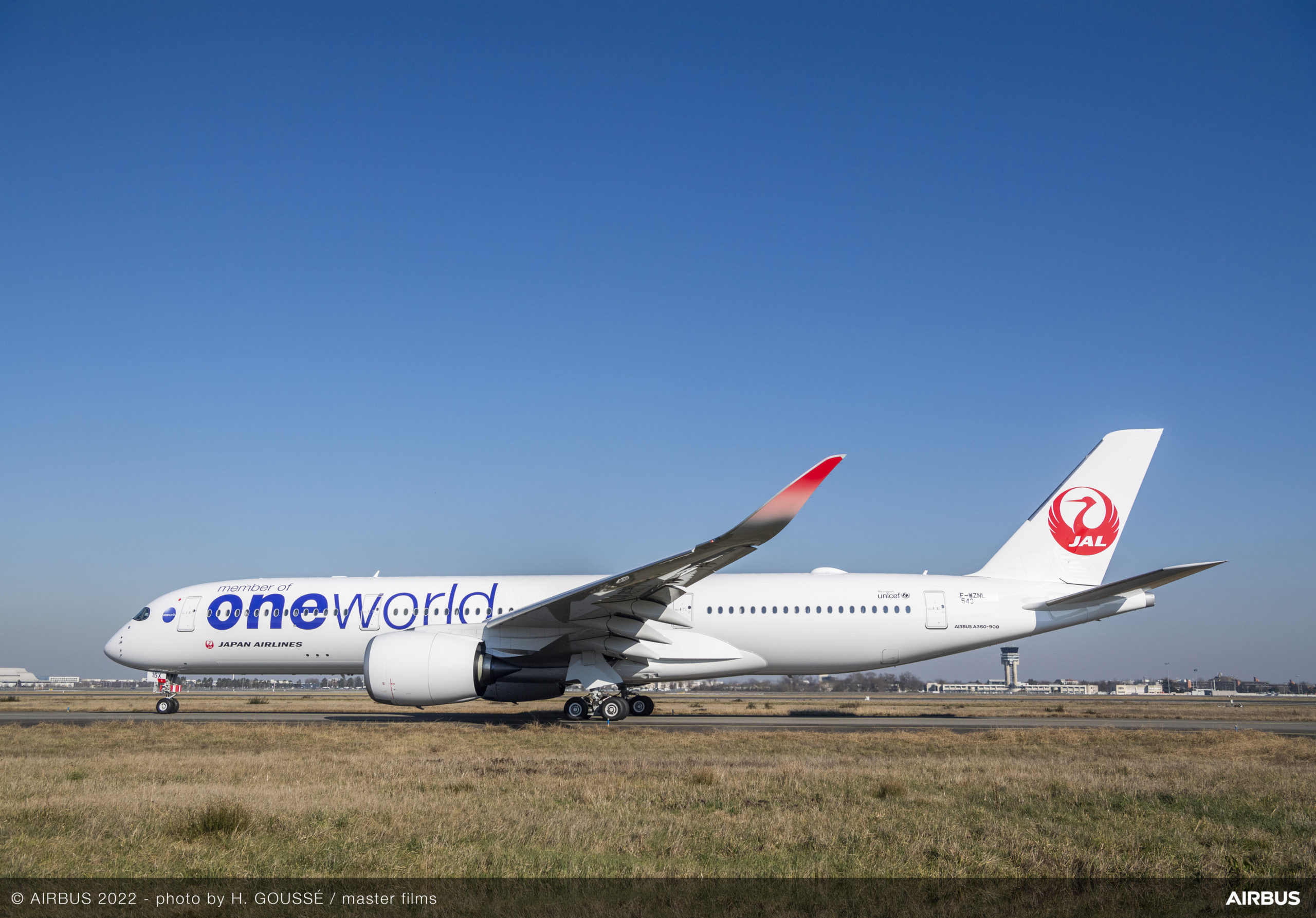 JALone world 特別塗装機Airbus350-900 希少モデル JALone world 特別