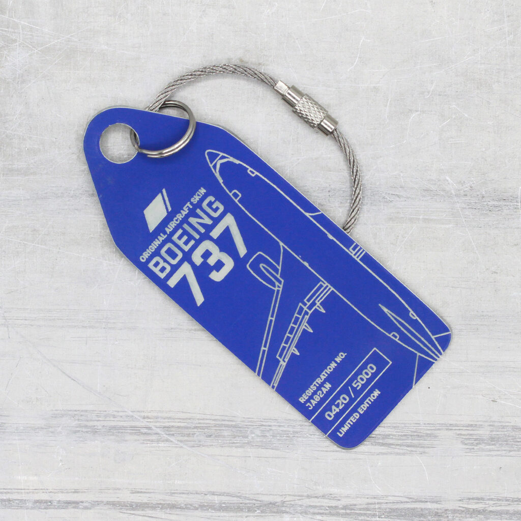 Sold out】AVIATIONTAG B737 JA02AN ANA アビエーションタグ 全日空