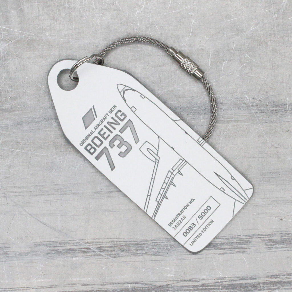 AVIATIONTAG B737 JET2 機体再生 キーホルダー AVIATIONTAG B737 JET2