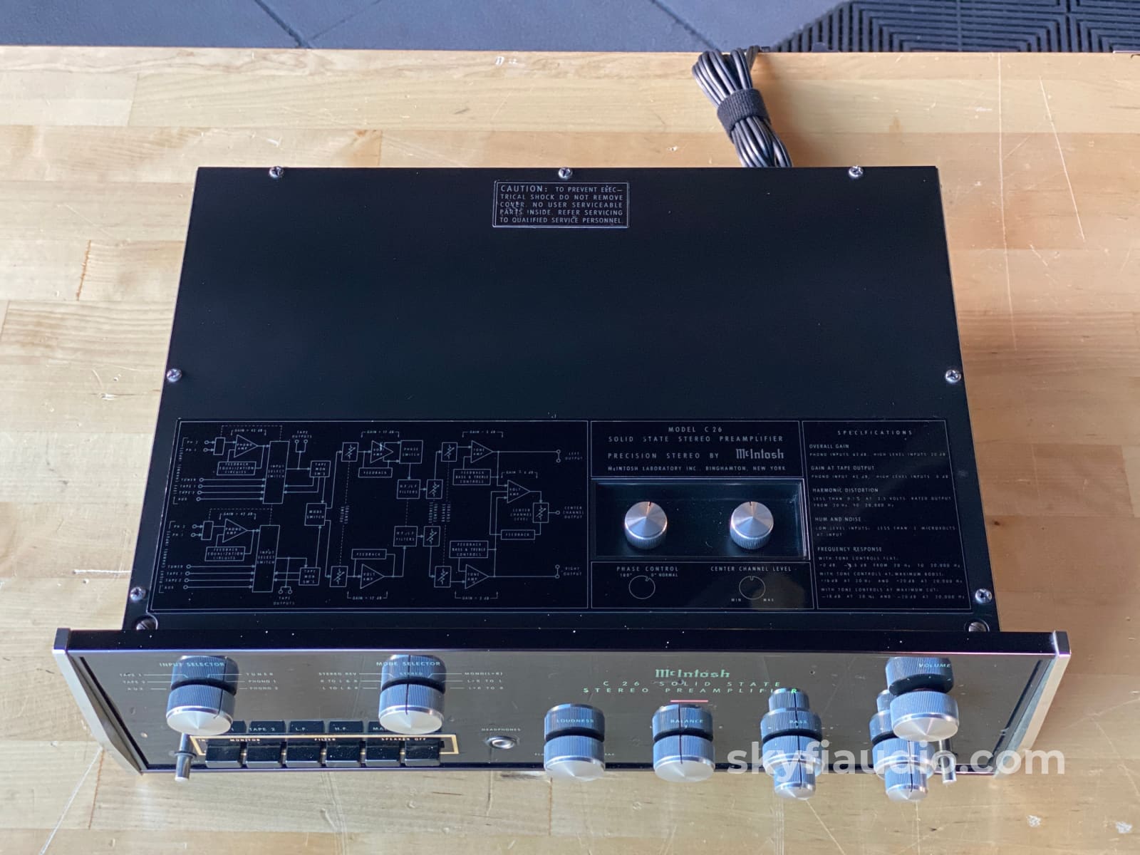 マッキントッシュ McIntosh C26 プリアンプ プチ整備済み・完動品