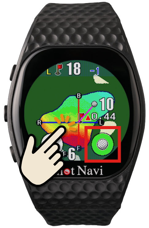 Shot Navi INFINITY Touch::ゴルフ用GPSウォッチ