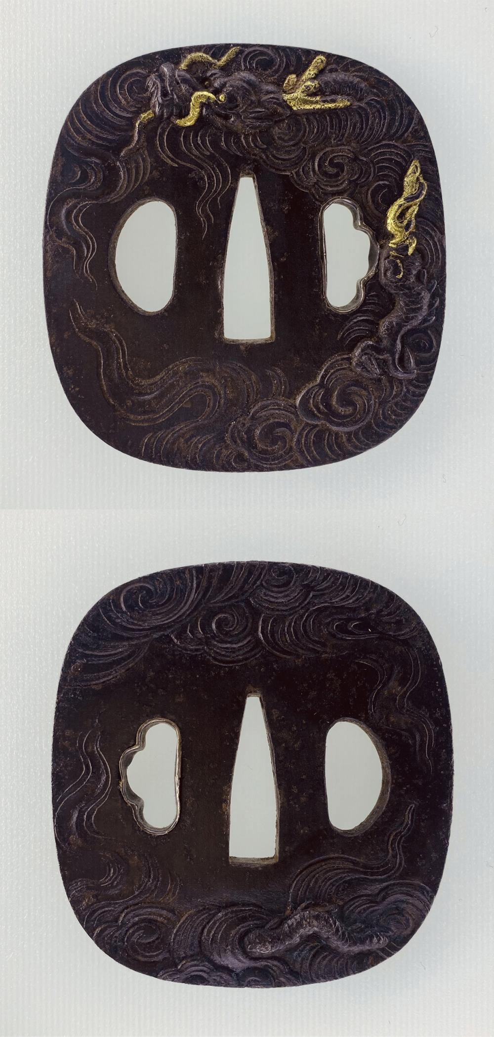 色絵登り鯉に5爪の雲竜 【公式通販】