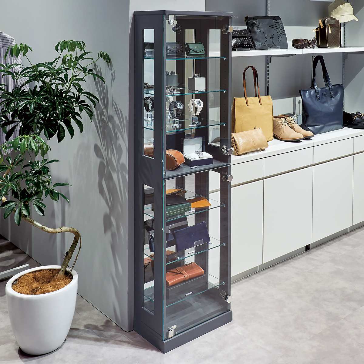 木製ディスプレイケース スーベニアスプーン コレクションボックス