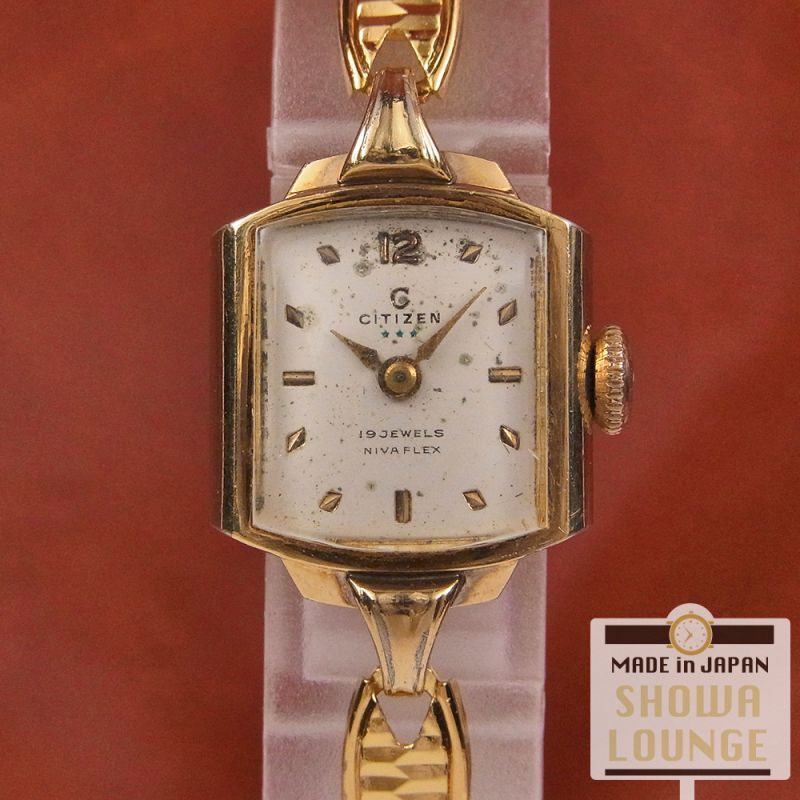 シチズン Cマーク 三ツ星 スリースター 14KGF 50ミクロン レディース