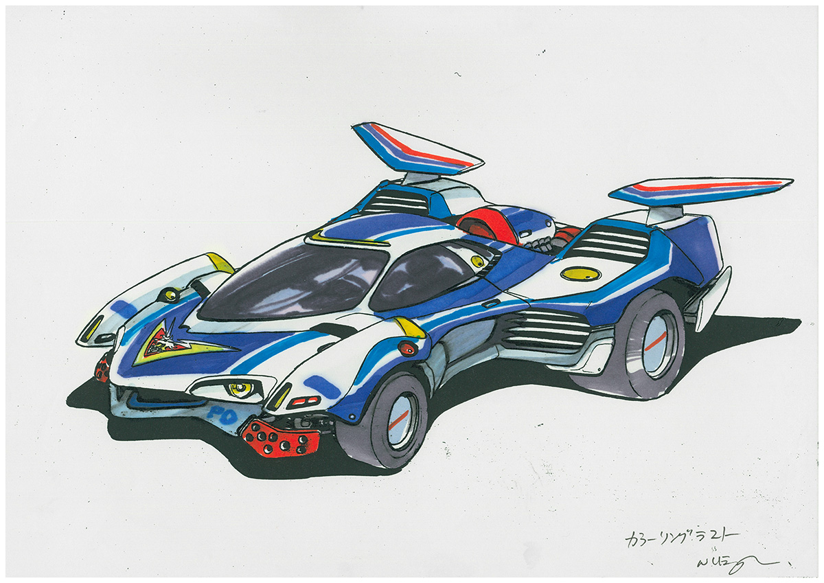 セル画・サイバーフォーミラー「アスラーダー」 新世紀GPXサイバー