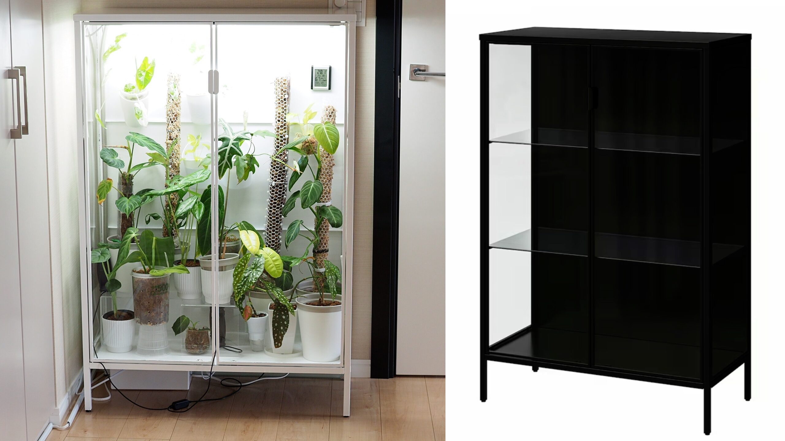 IKEA RUDSTA ルードスタ ガラス棚