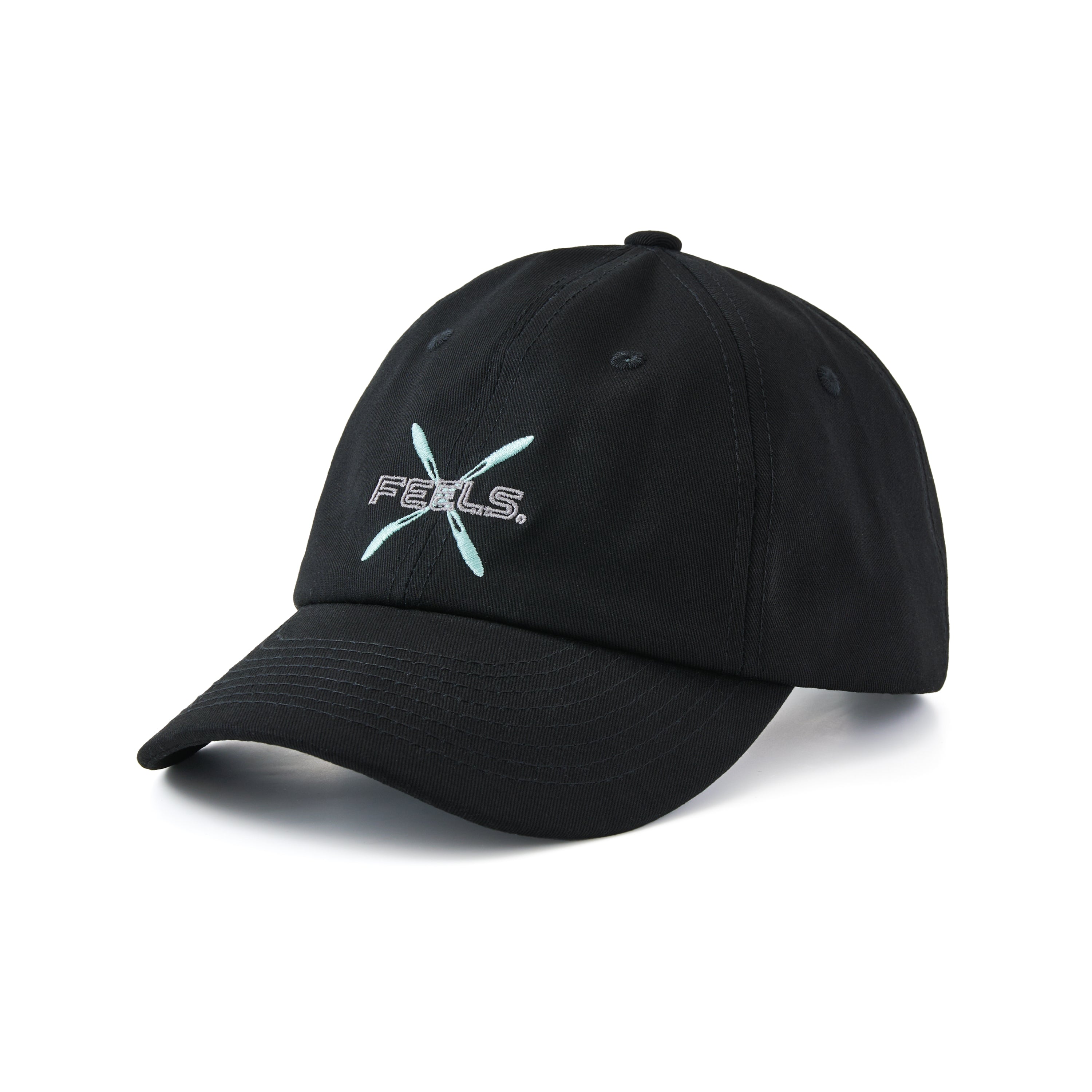 CROSS LOGO CAP BLACK – FEELS.